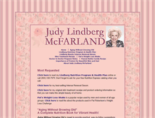 Tablet Screenshot of judymcfarland.com